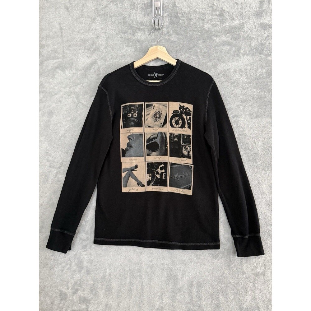 VTG Marc Ecko Graphic Long Sleeve T Shirt Mens Large Streetwear Y2K